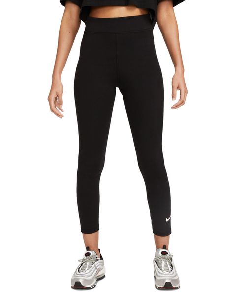 Women's Sportswear Classic High-Waisted 7/8 Leggings - Black/sail