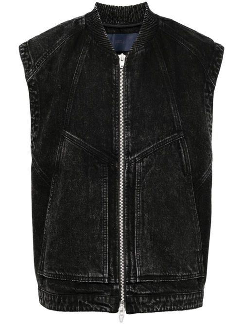 Cotton gilet - Black