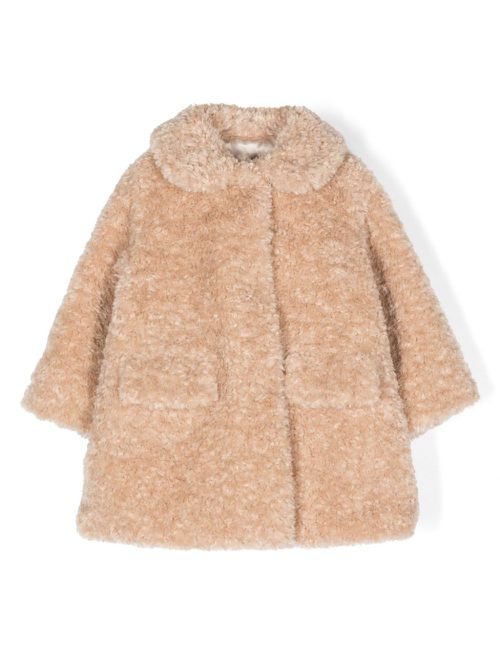 Faux-fur coat - Brown