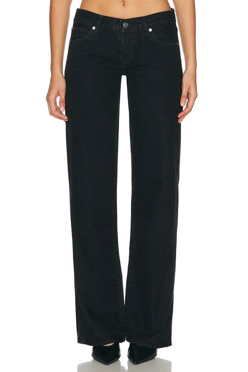 FRAME X Amelia Gray The Gray Jeans in Astral - Black. 28 also in