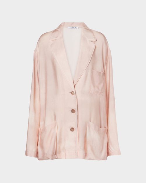 Acne Studios Blazer Relaxed Print Light pink