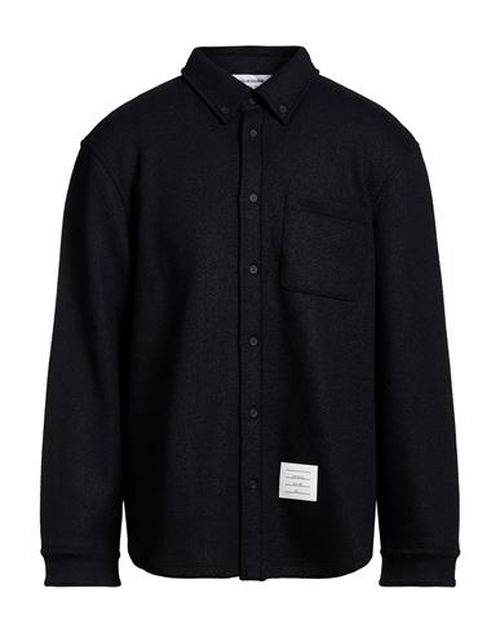 Man Shirt Navy Size 1 Cotton, Wool