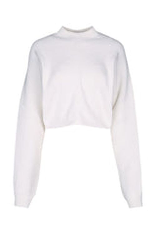 Alaia Batwing Jumper Sweater — White