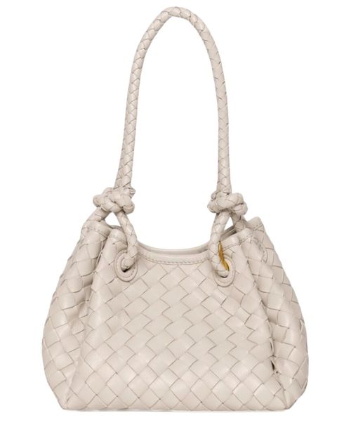 Kinsley Woven Leather Top Handle