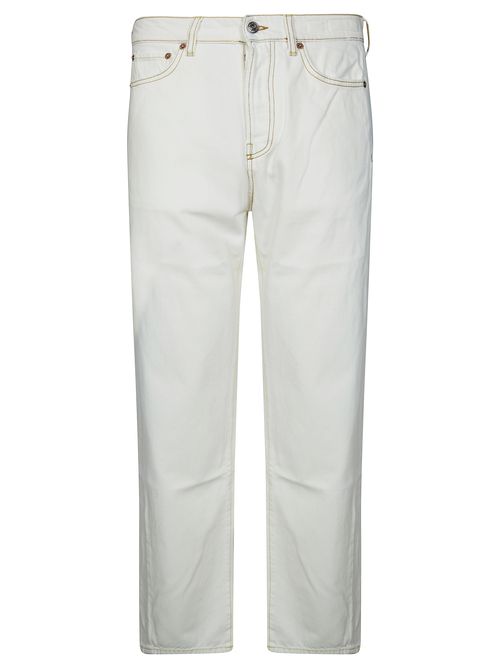 Men's Jeans with Contrast Stitching