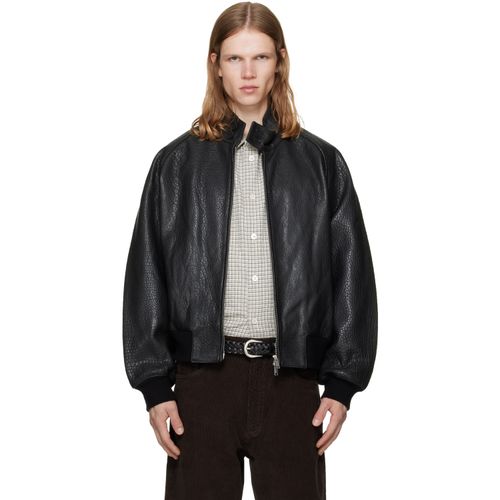 Black Over Leather Jacket