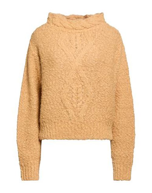 Woman Turtleneck Sand Size 6 Alpaca wool, Polyamide