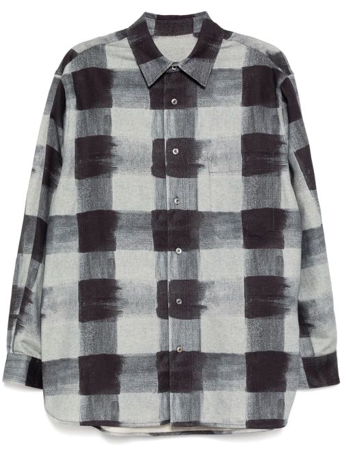 Check pattern shirt - Grey