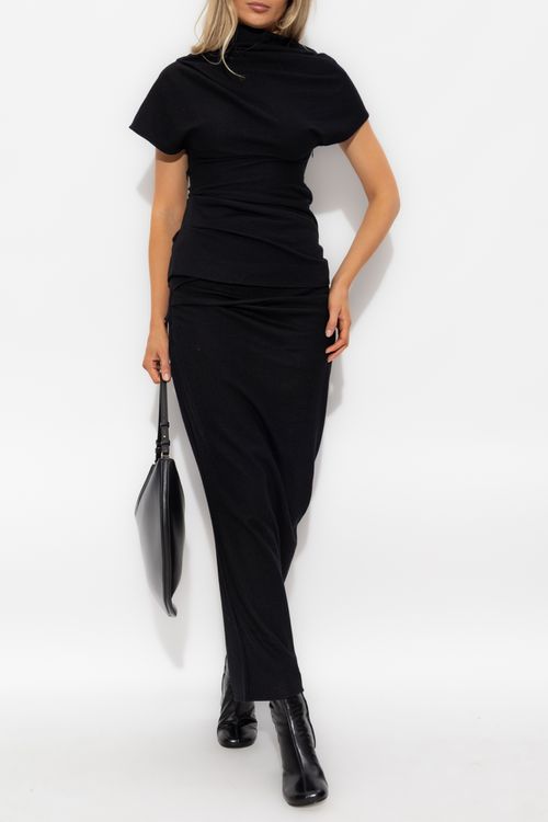 Wool Skirt, Women's, Black