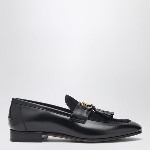 Vaniteux loafer in calfskin and split leather