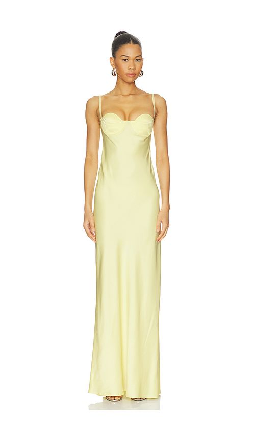 Anna October Levi Maxi Dress in Yellow. XS. Also in S