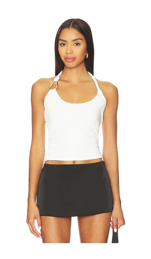 SNDYS Ash Tank Top in White.  XXS. Also in L, M, S, XL