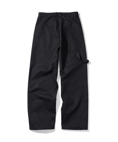 Curved Carpenter Cotton Pants MSSCP001-BK