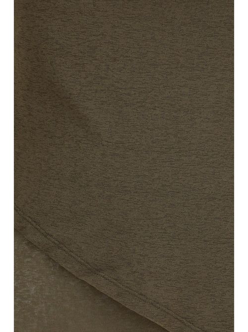 Asymmetrical Knot Blouse — Green
