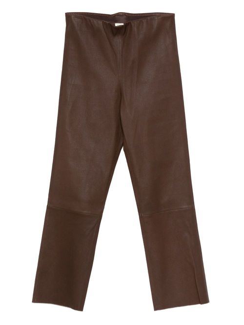 Florentina leather trousers - Brown