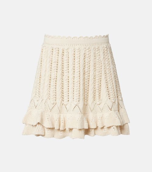 Cotton miniskirt