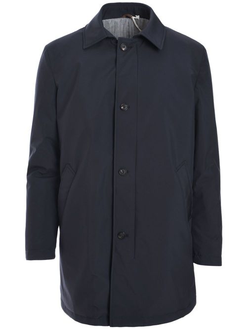 Single-breasted coat - Blue