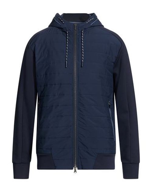 Man Puffer Navy Size 3XL Cotton, Nylon, Elastane, Polyester
