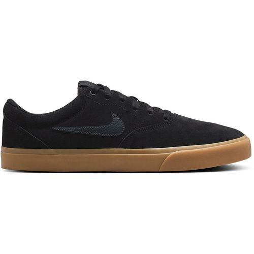 Nike Mens Low Suede Shoes in Black