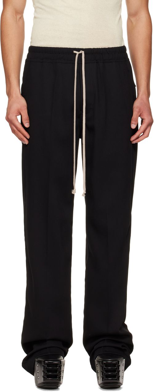 Black Temple Dietrich Drawstring Lounge Pants