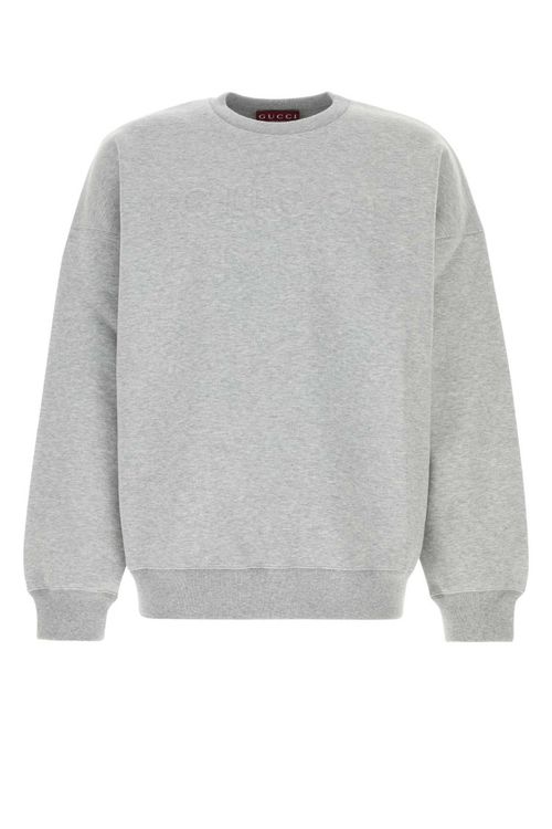 Grey Embossed Logo Sweatshirt