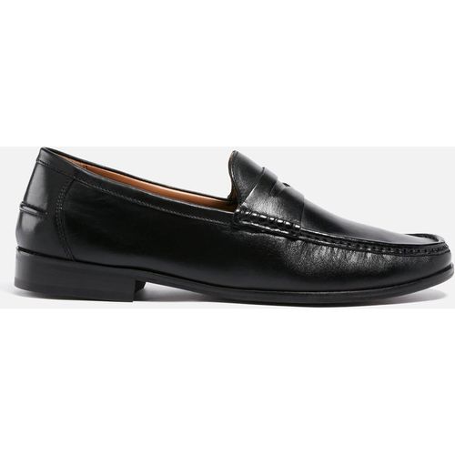 Walk London Men's Tino Leather Saddle Loafers - UK 8
