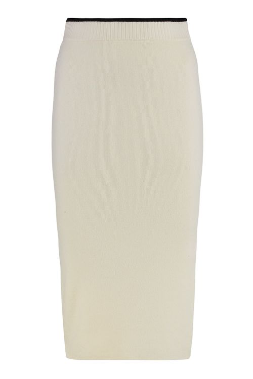 Nuova Guinea Ribbed Knit Mini Skirt