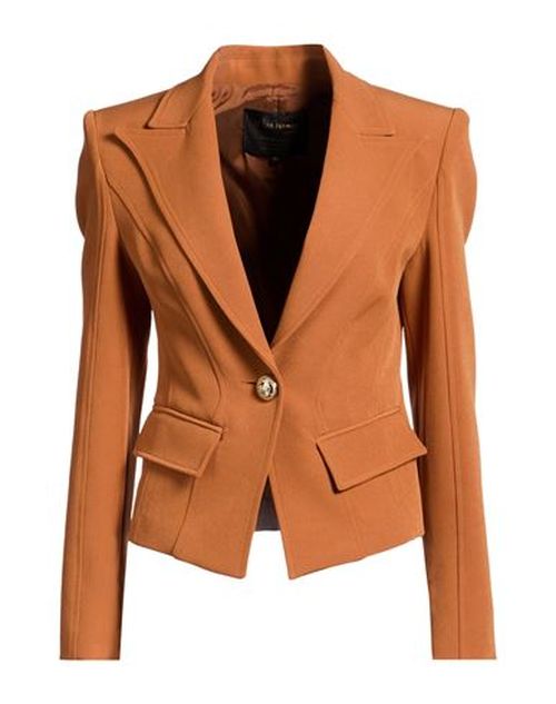 Woman Blazer Camel Size 12 Polyamide, Elastane