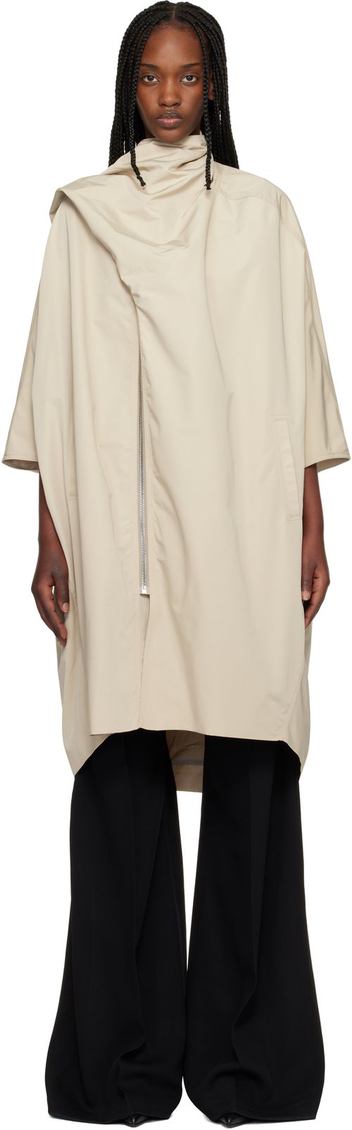 Off-White Temple Sail Biker Coat