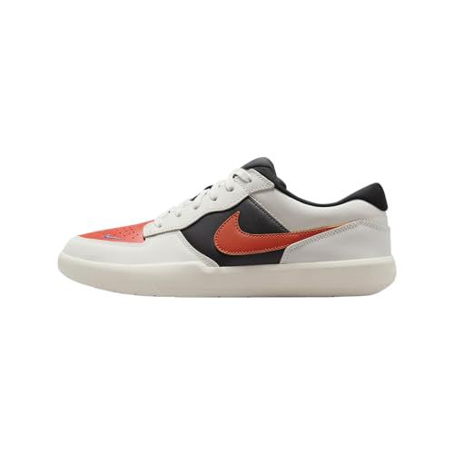 Nike SB Force 58 Premium Skate Shoes (DV5476-004, Light Bone/Black/Astronomy Blue)