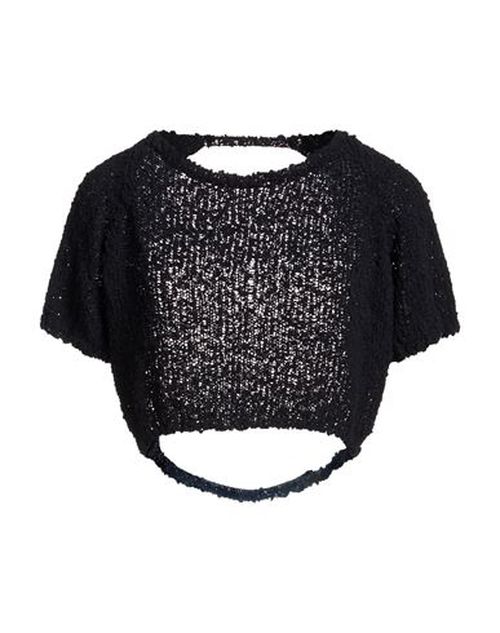 Woman Sweater Midnight blue Size ONESIZE Cotton, Polyamide