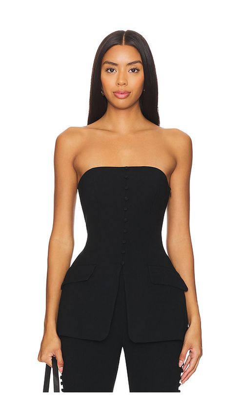 SANS FAFF Marais Button Top in Black. -  XS also in