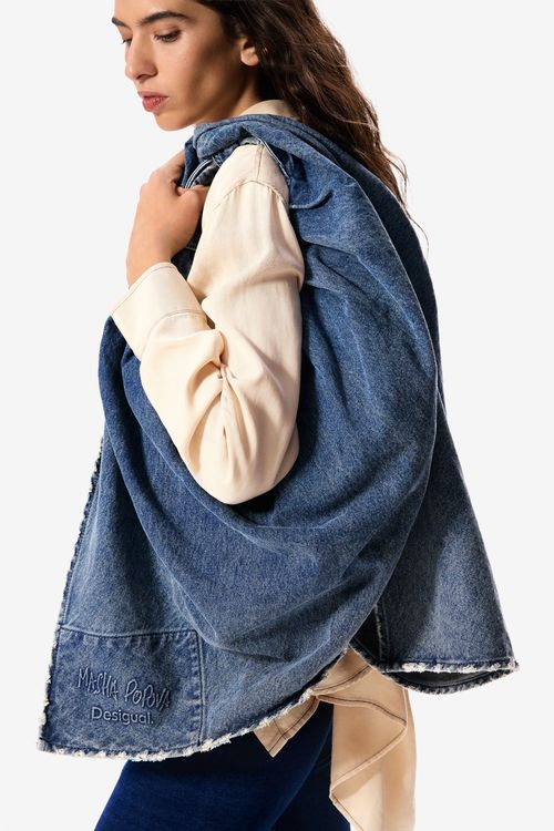 Denim bandana bag
