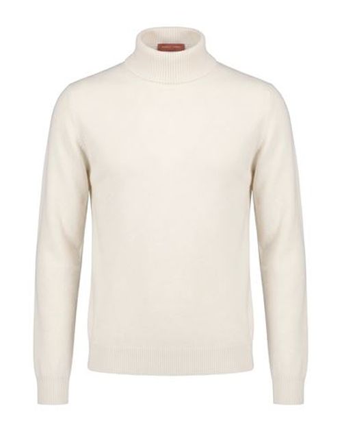 Absolutely Man Turtleneck Ivory Size M Wool, Cashmere