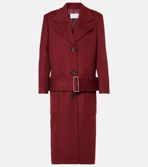 Wool and cashmere coat