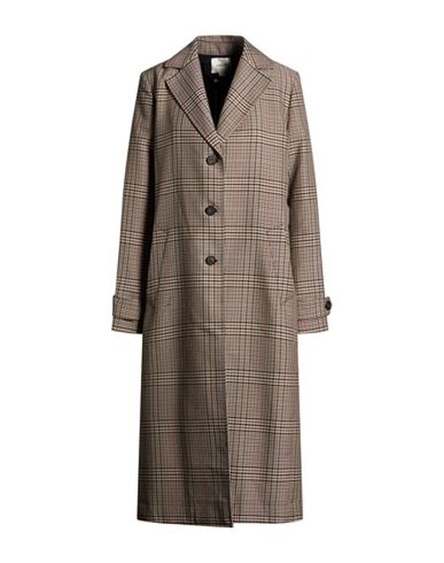 Woman Coat Beige Size L Wool, Polyester