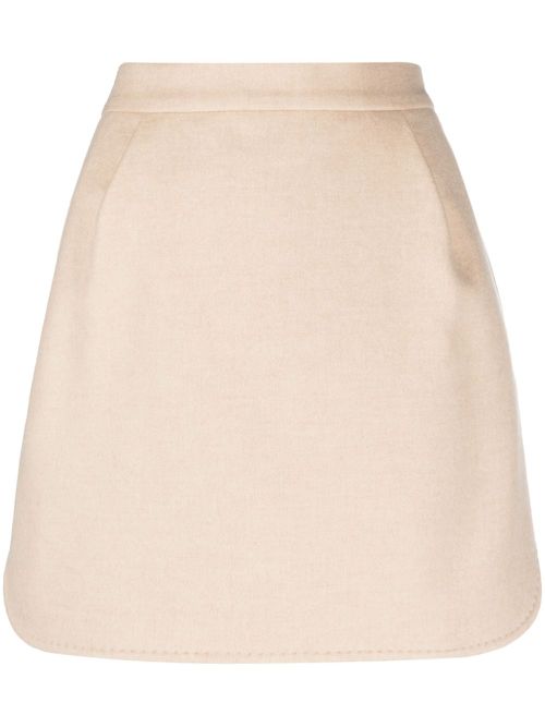 Bobbio high-waisted skirt - Neutrals