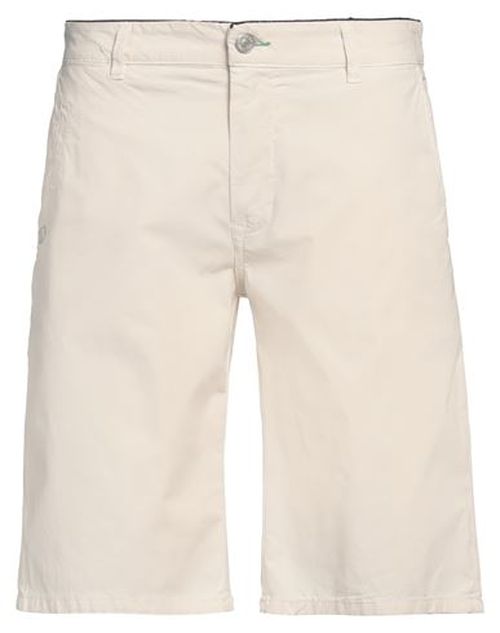 Man Shorts & Bermuda Shorts Cream Size 30 Cotton, Elastane