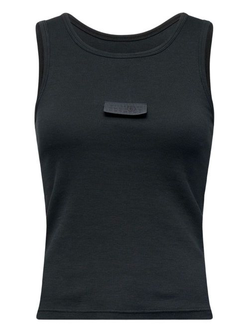 Logo cotton tank top