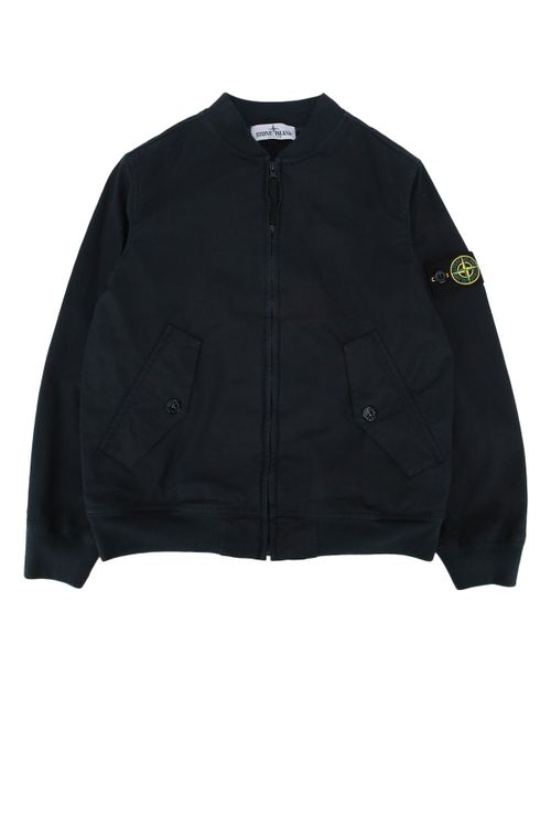 Cotton-Elastan Capo Jacket — Navy