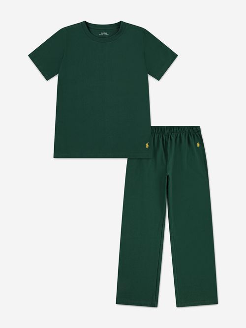 Boys Pyjama Set in Green