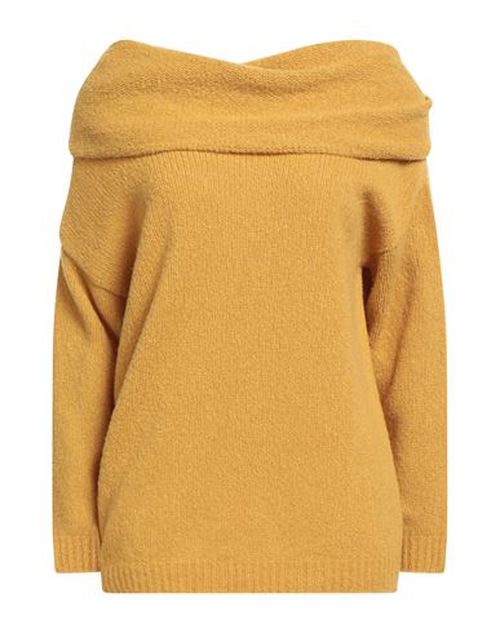Woman Turtleneck Marigold Size L Virgin Wool, Polyamide