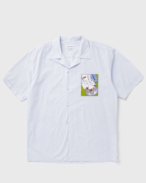 DRINKS AND FRIES SHIRT blue male Shortsleeves now available at BSTN