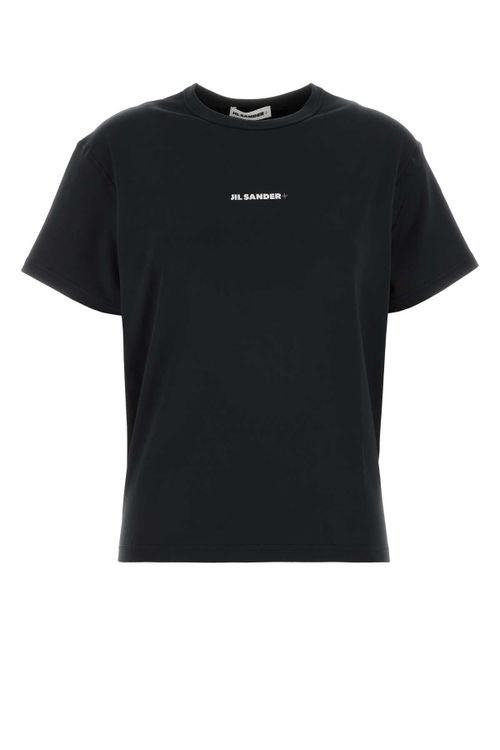 Logo-Embroidered Stretch Polyester T-Shirt — Black