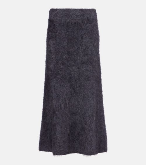 Asta cashmere midi skirt