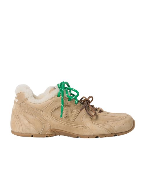 New Balance X Miu Miu 530 SL bleached leather sneakers
