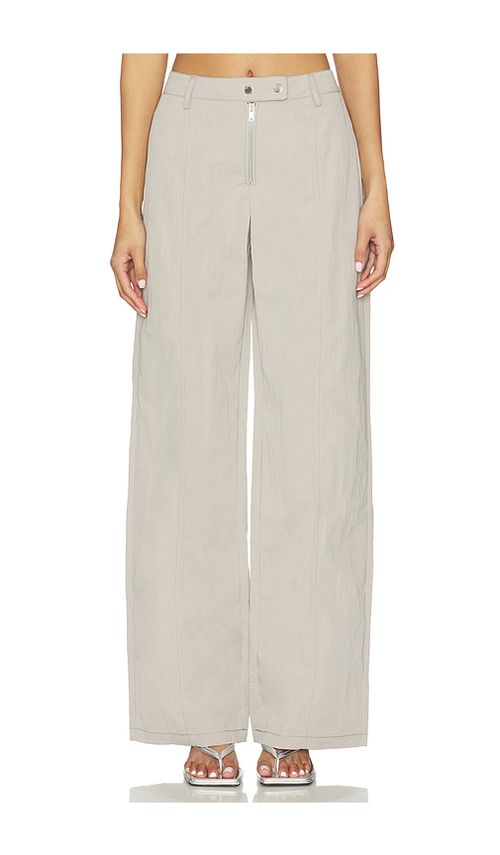 BY.DYLN Tasha Wide Leg in Grey. L. Also in XS