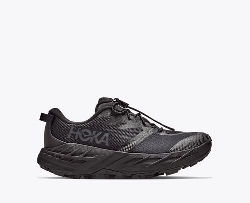 HOKA Speedgoat 7 Shoes in Black/Black
