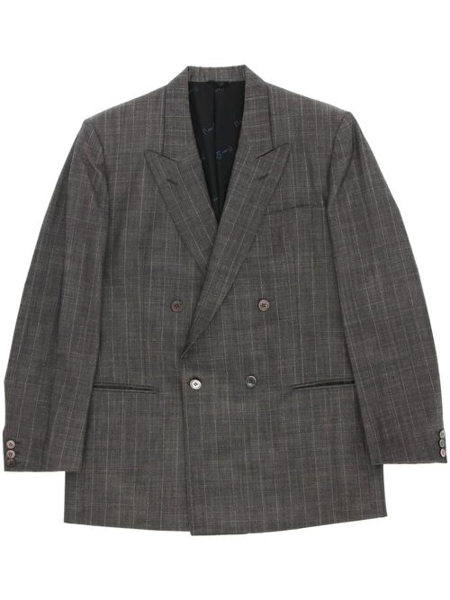 1980s wool blazer - Grey