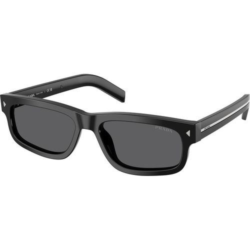 Prada Man Prada PR B11S 16K731 Sunglasses Acetate Black Grey Squared Norma